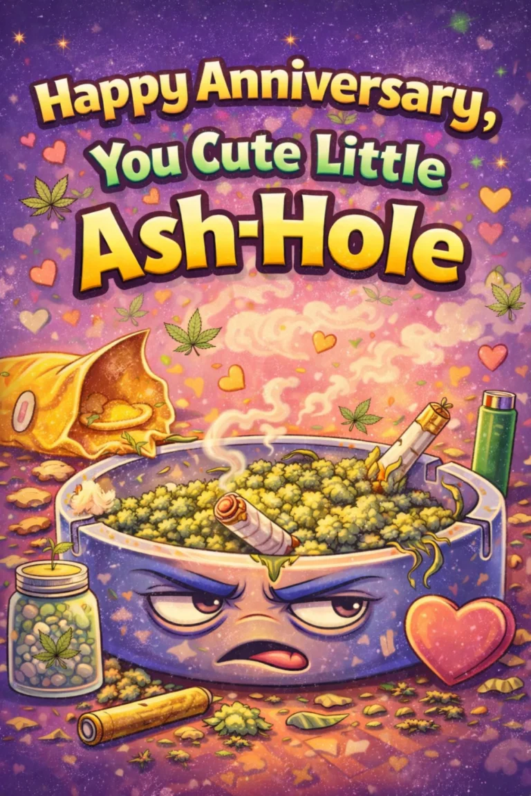 Happy Anniversary You Cute Little Ash-Hole