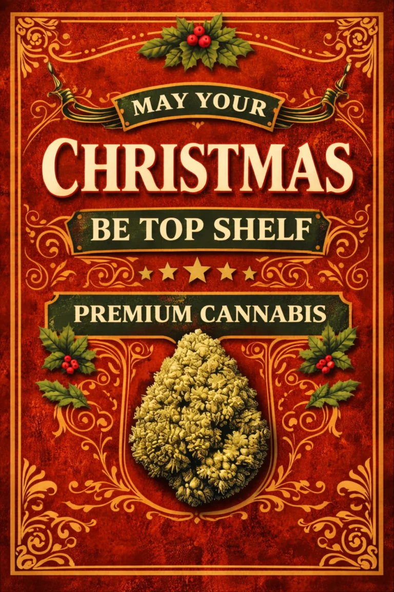 May Your Christmas Be Top Shelf